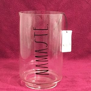 Rae Dunn Namaste Hurricane Candle Holder Vase